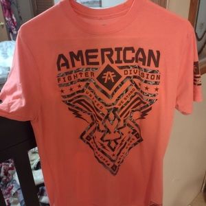 mens american fighter tee large